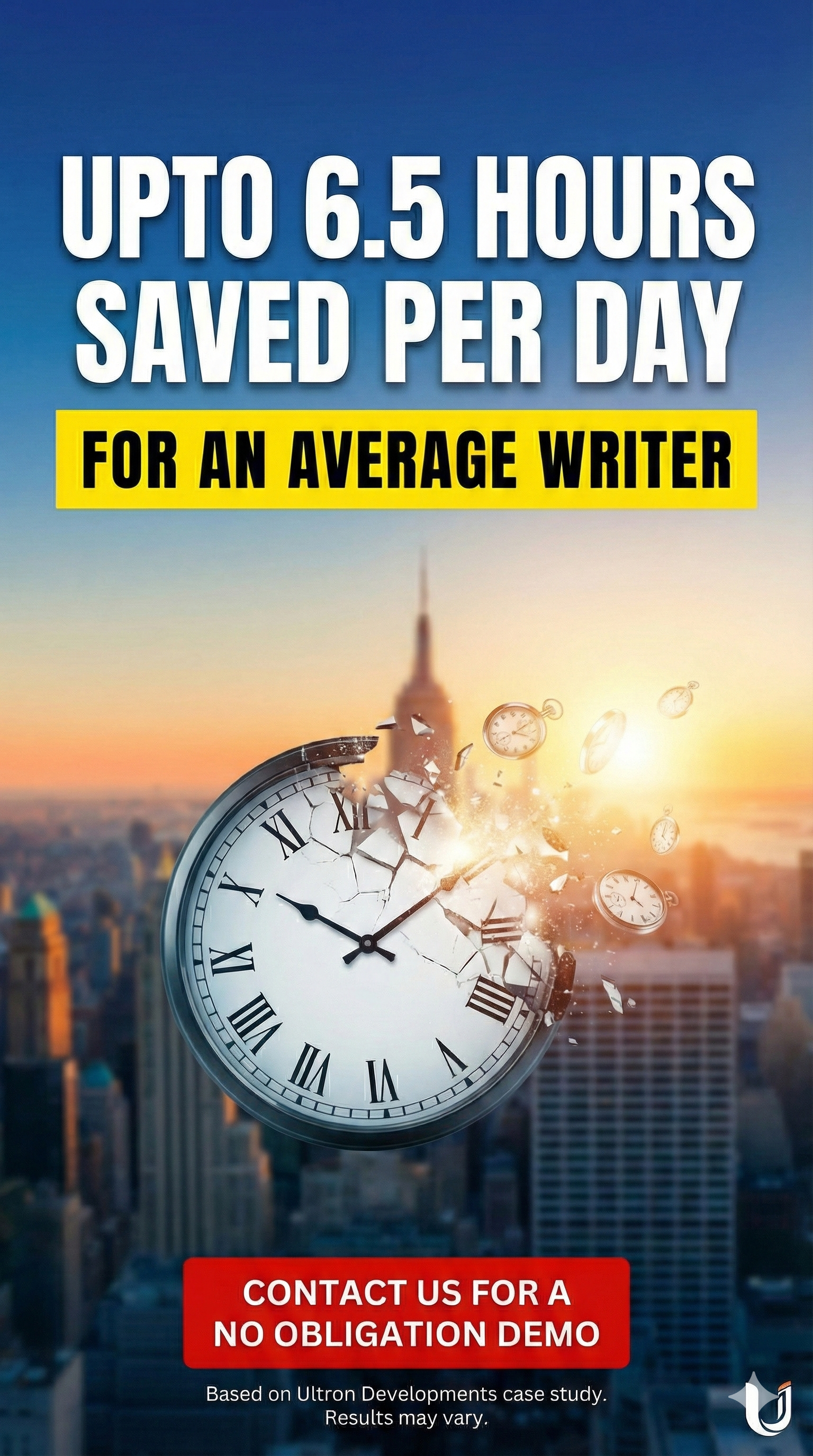 6.5 hours saved per day